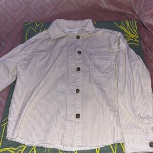 Aeropostale Cream Button-Up Shirt